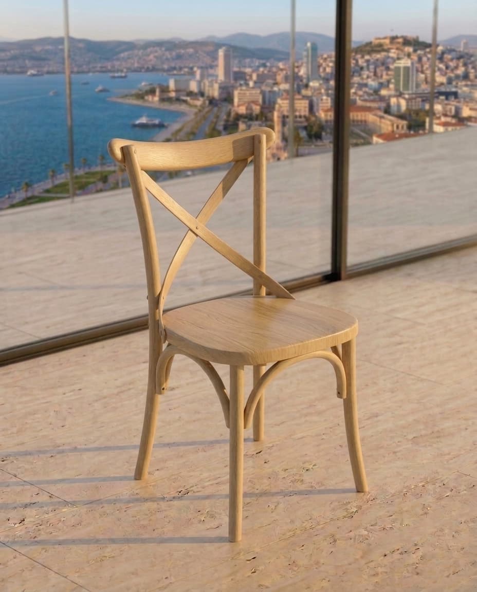 Masif Ahşap Tonet Sandalye