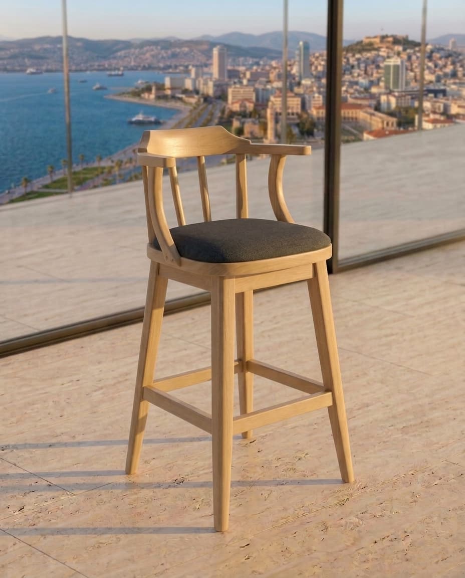 Vesta Ahşap Bistro Sandalyesi