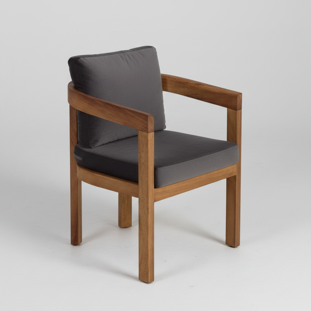 Minimalist Tasarım Ahşap Karkas Konfor Koltuğu