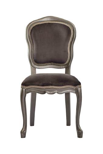 Monarch Lüks Yemek Sandalyesi (Füme Kadife)