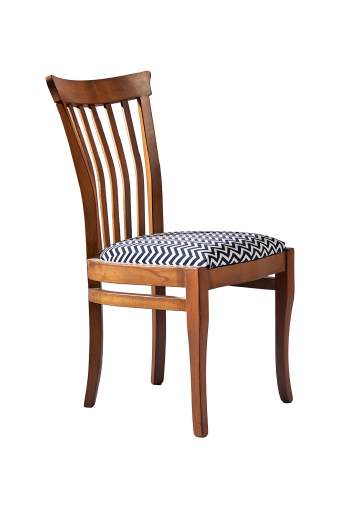 Veritas Bistro - Ticari Ahşap Sandalye (Chevron Serisi)