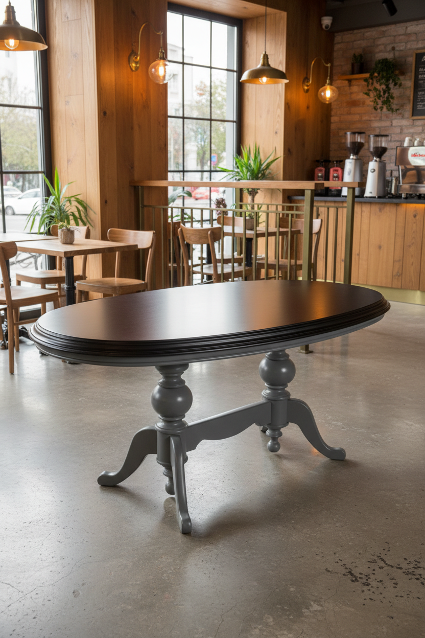 Monarch Ziyafet Masası (Oval - Ticari Seri)