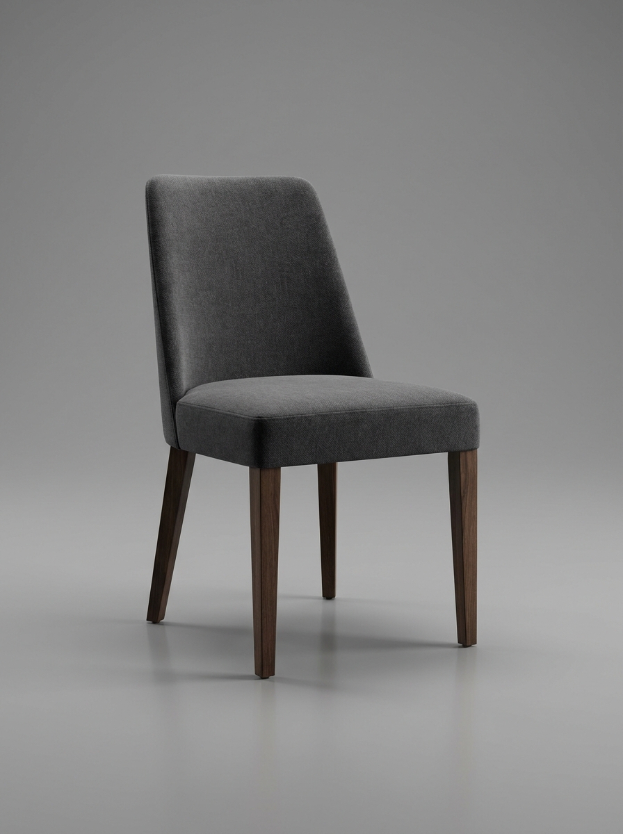 Sona Ahşap Ayaklı Kumaş Sandalye