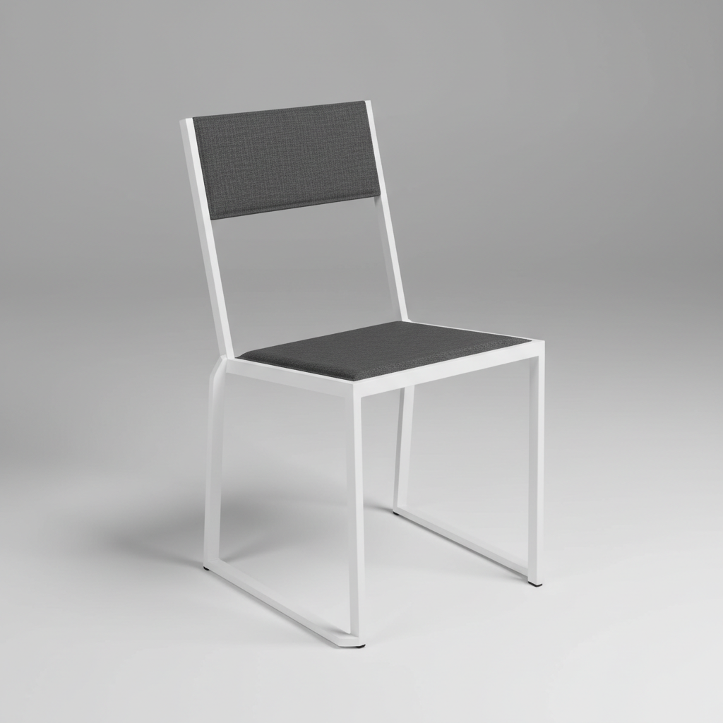 Mara Metal Ahşap Sırtlı Sandalye