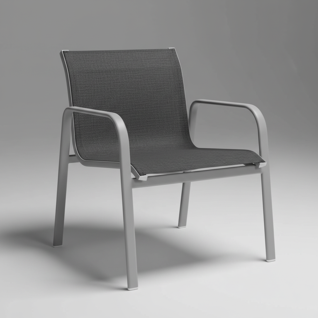 Astra Tekstil Kollu Metal Sandalye