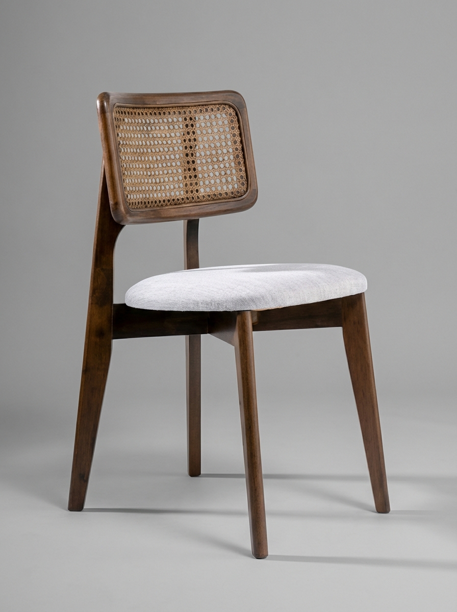 Luna Hasır Sırtlı Sandalye