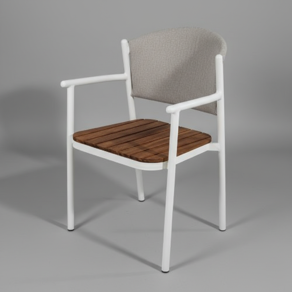 Zafir Kollu Örme Sandalye