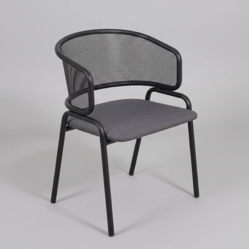 Sol Kollu Perfore Metal Sandalye