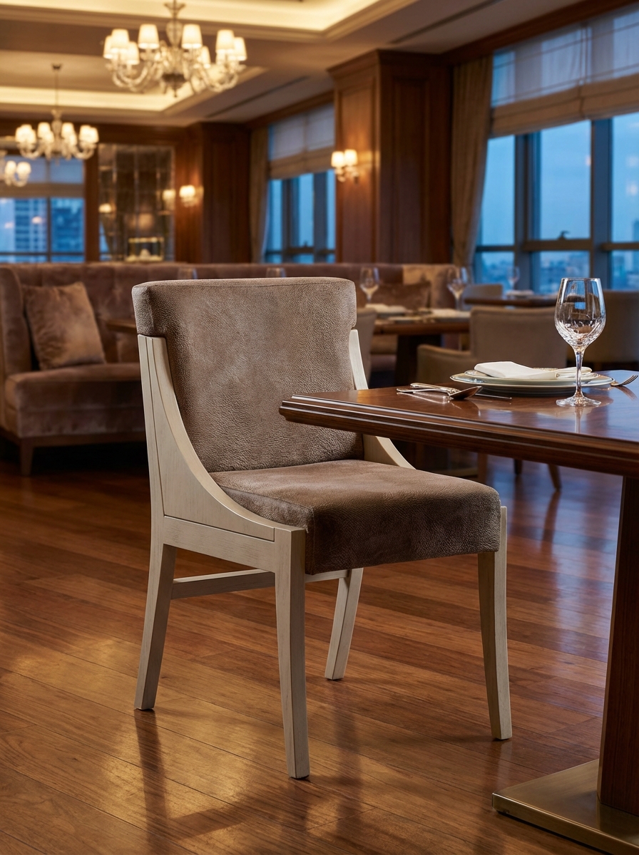 Aethel Ahşap Kumaş Sandalye