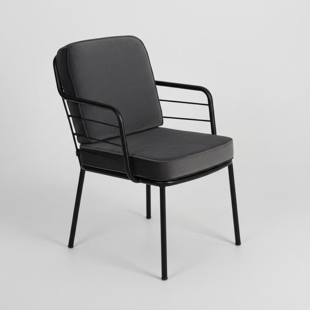 Solus Kollu Metal Sandalye