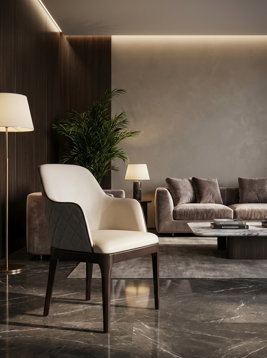 Evora Kollu Ahşap Sandalye