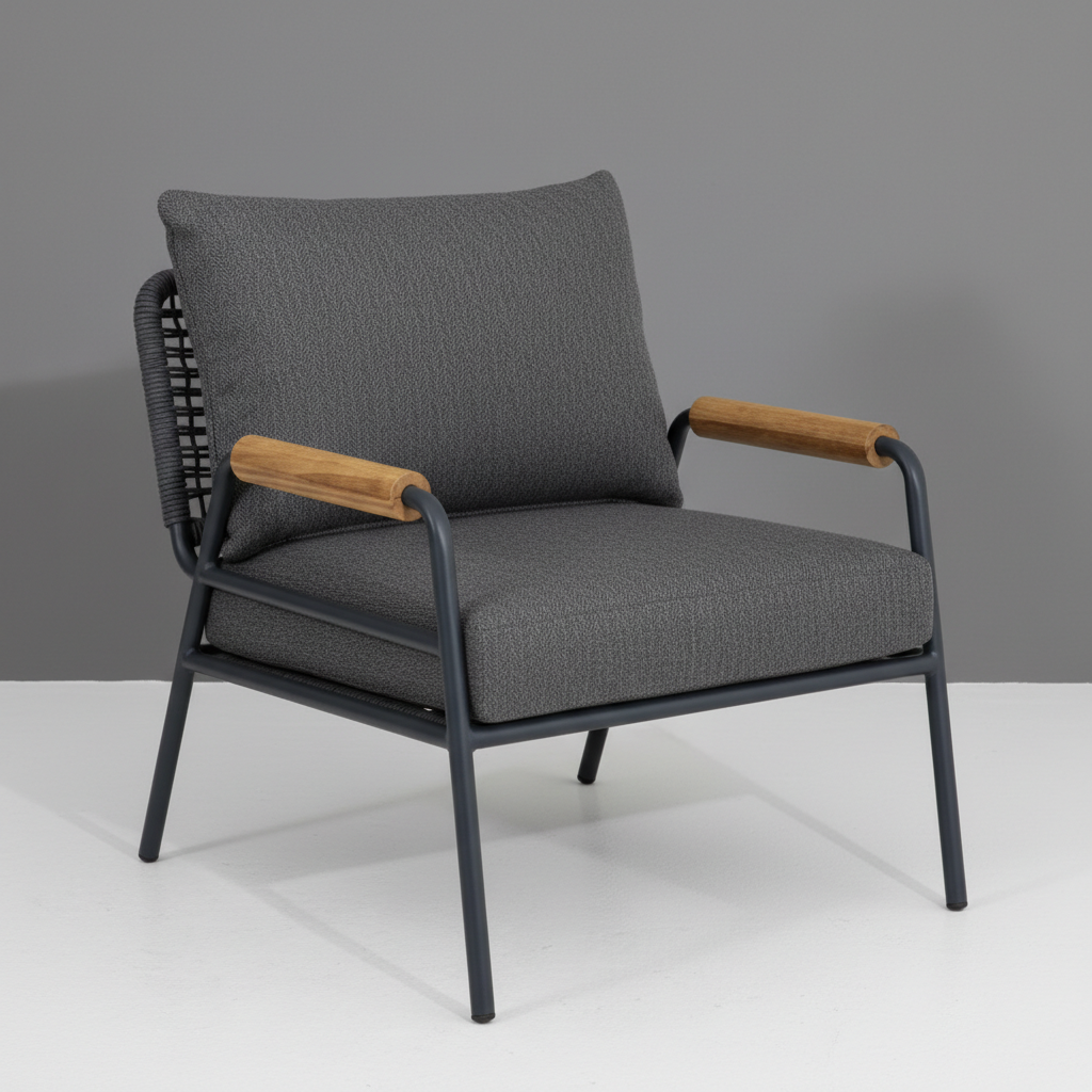 Lumi Metal Örme Kollu Koltuk