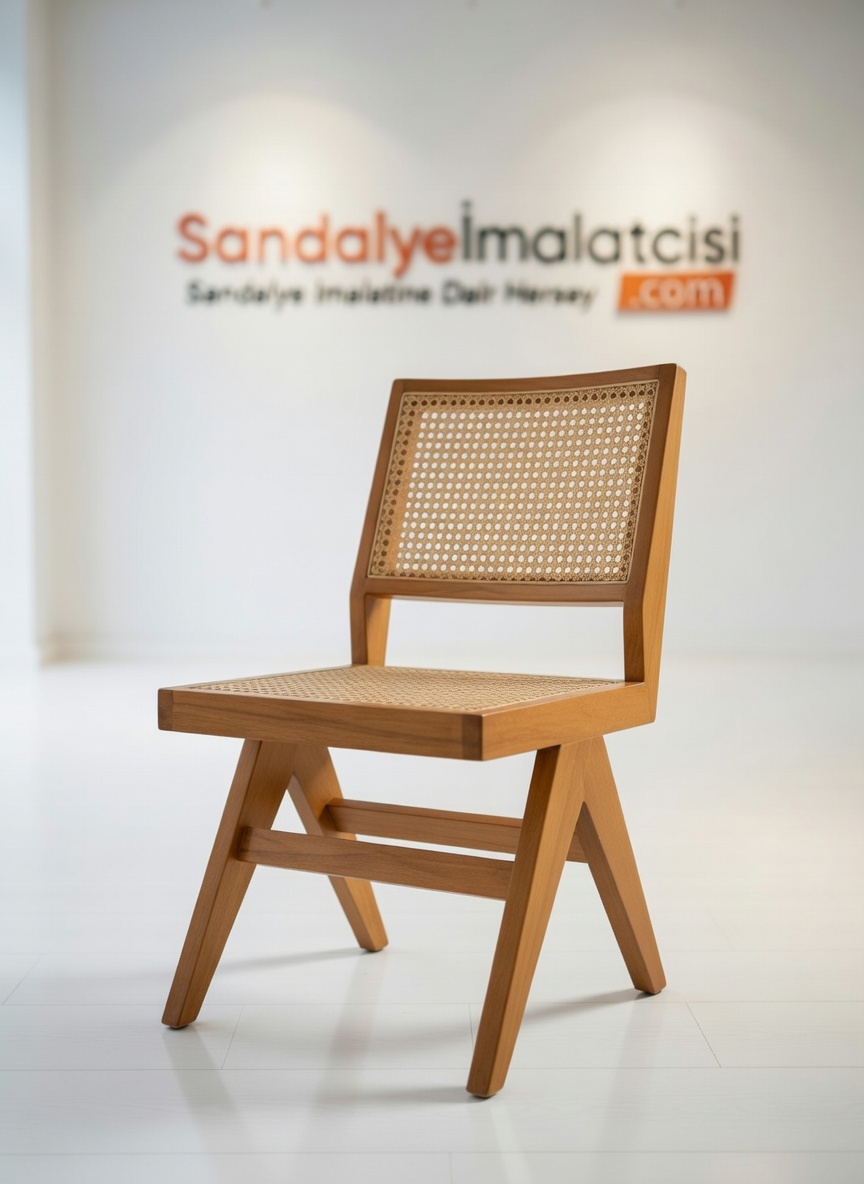 Lena Ahşap Örme Sandalye