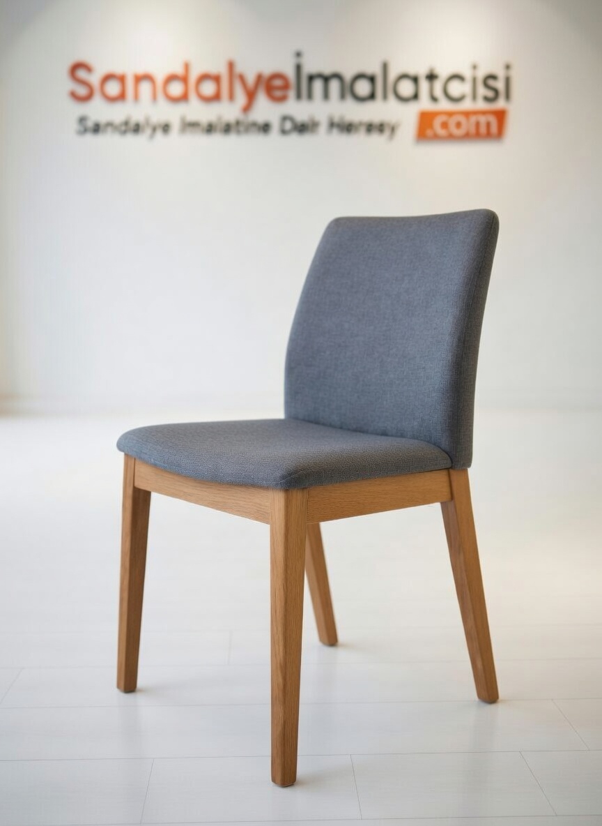 Luni Kumaş Döşemeli Ahşap Sandalye