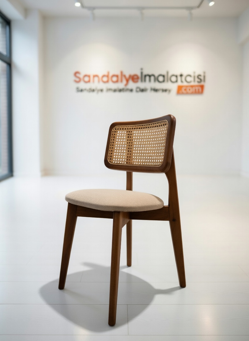 Luna Hasır Sırtlı Sandalye