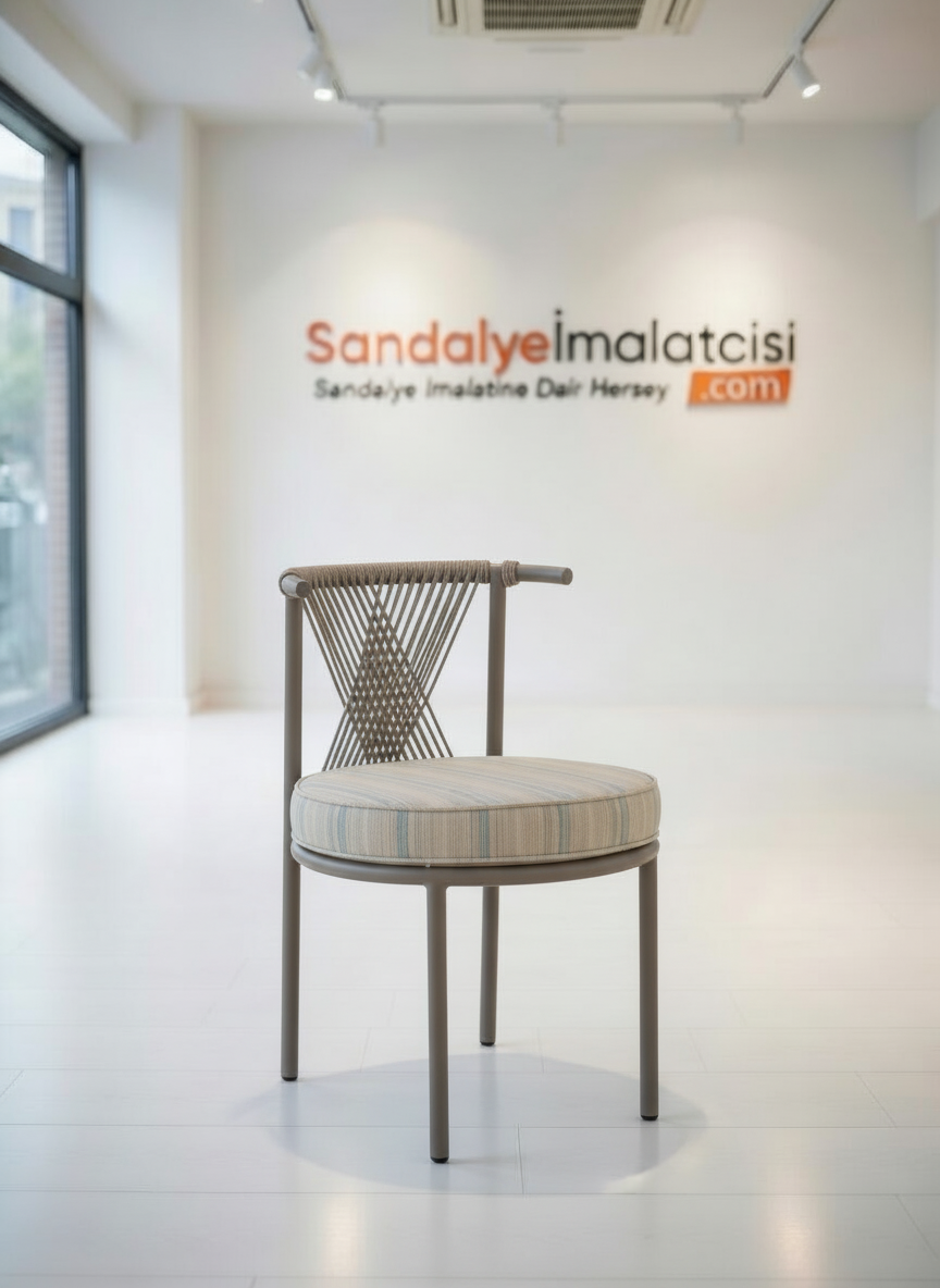 Liva Kollu Örme Sandalye