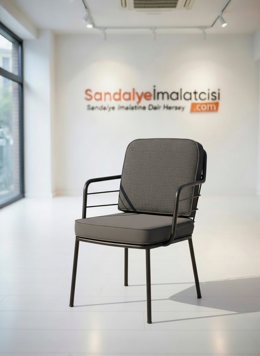 Solus Kollu Metal Sandalye