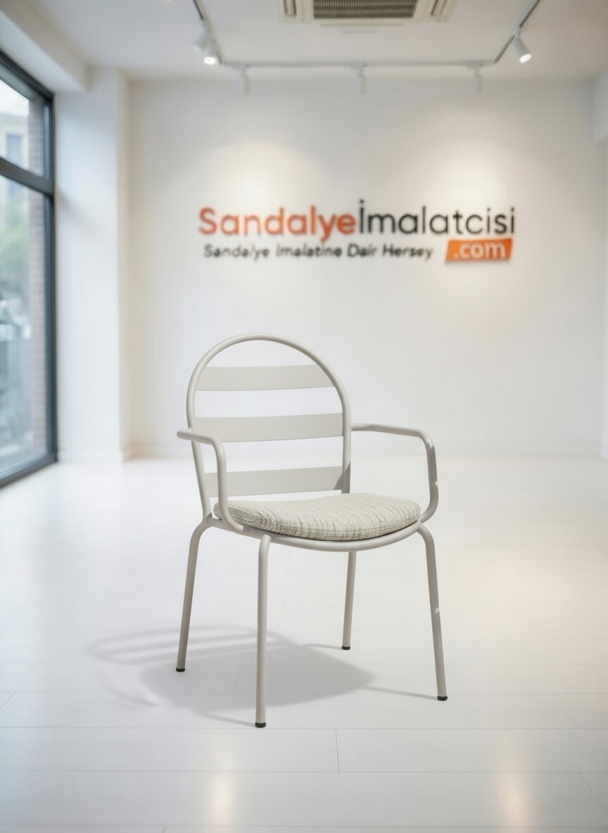 Lyssa Kollu Metal Sandalye