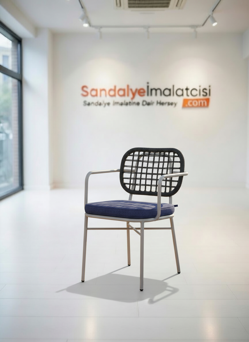 Arven Kollu Örme Sandalye