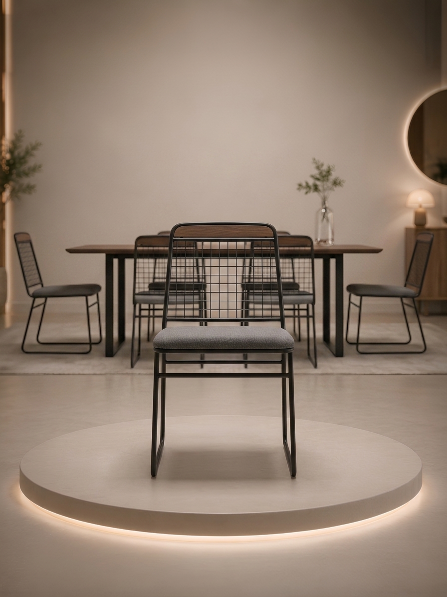Loft Metal Tel Sandalye