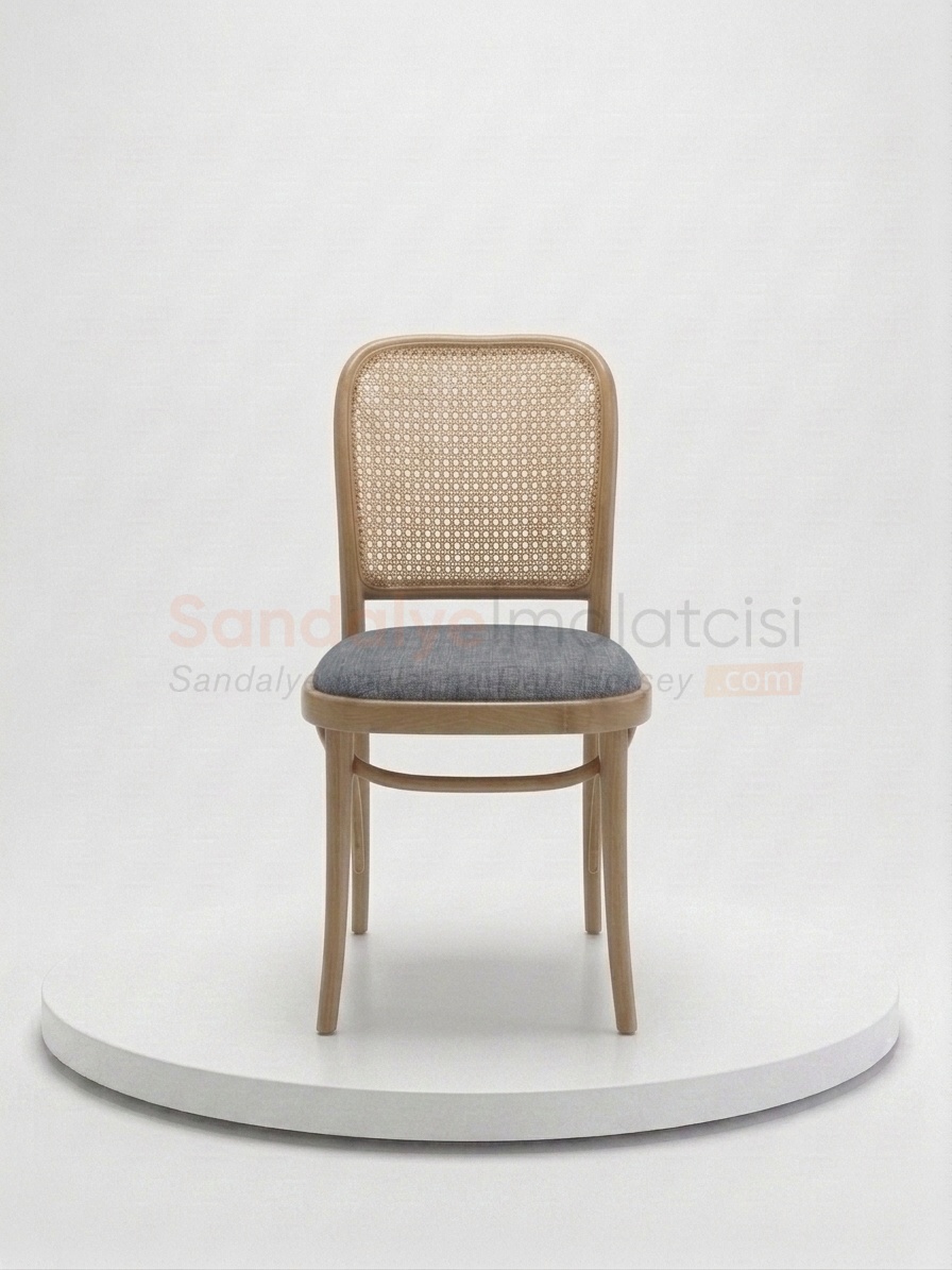 Thonet Masif Ahşap Hazeranlı Sandalye