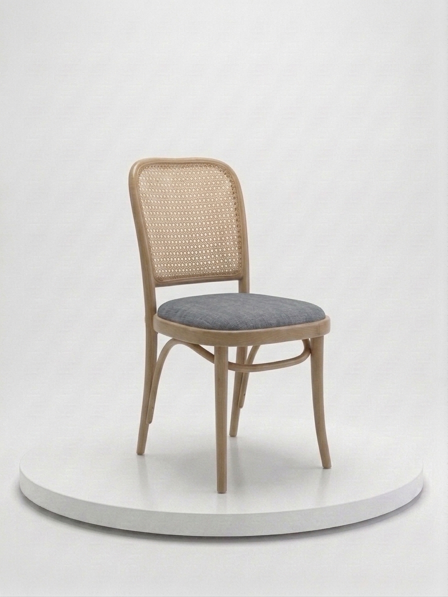 Thonet Masif Ahşap Hazeranlı Sandalye - 2
