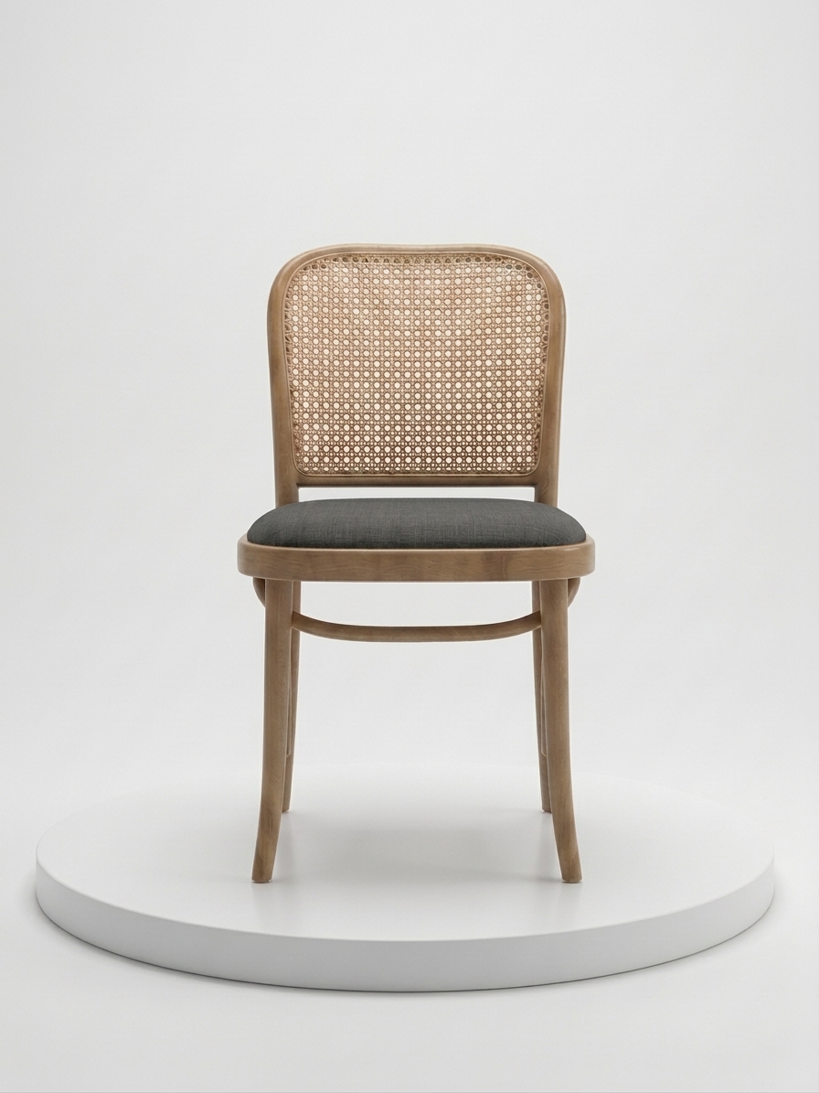Thonet Ahşap Hazeranlı Sandalye - 3