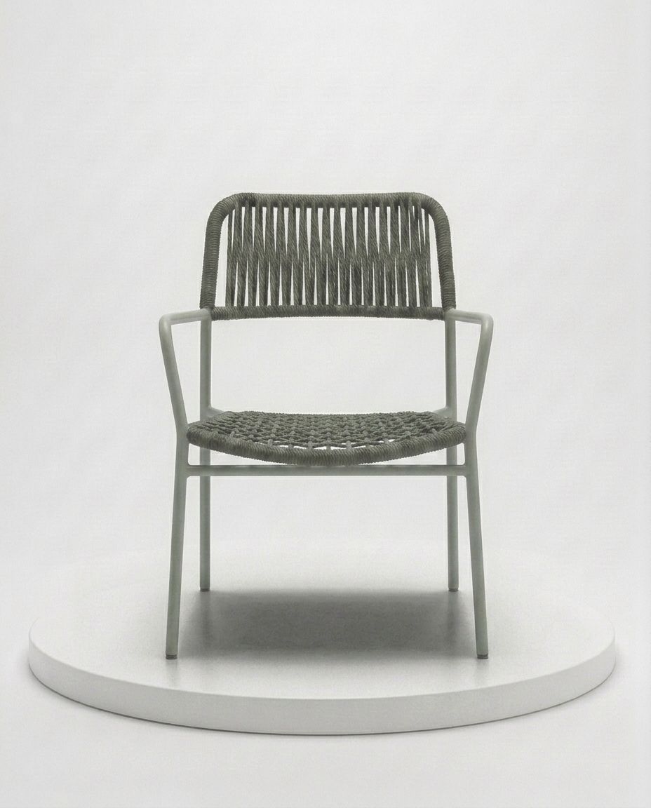 Modern İpli Metal Sandalye - 3