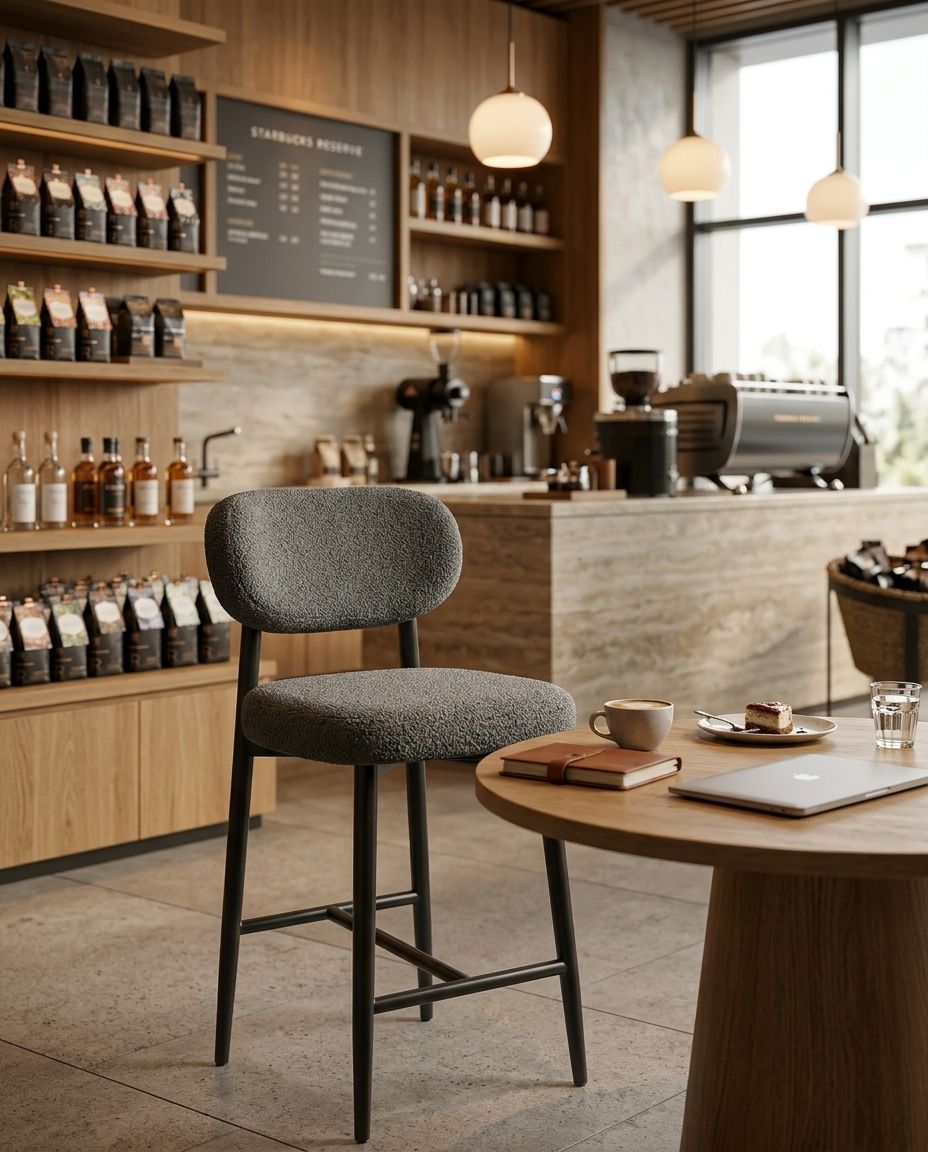 Helix Metal İskeletli Bistro Sandalyesi